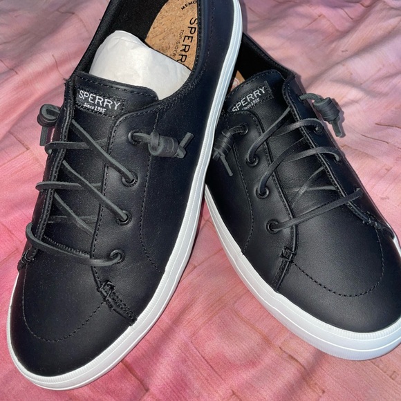 Sperry Shoes - Sperry Crest Leather Sneakers